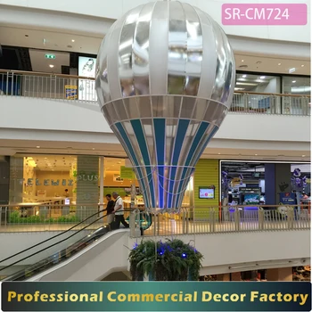 Shopping Mall 1m 2m 3m Large Foldable Hanging Air Balloon Atrium
