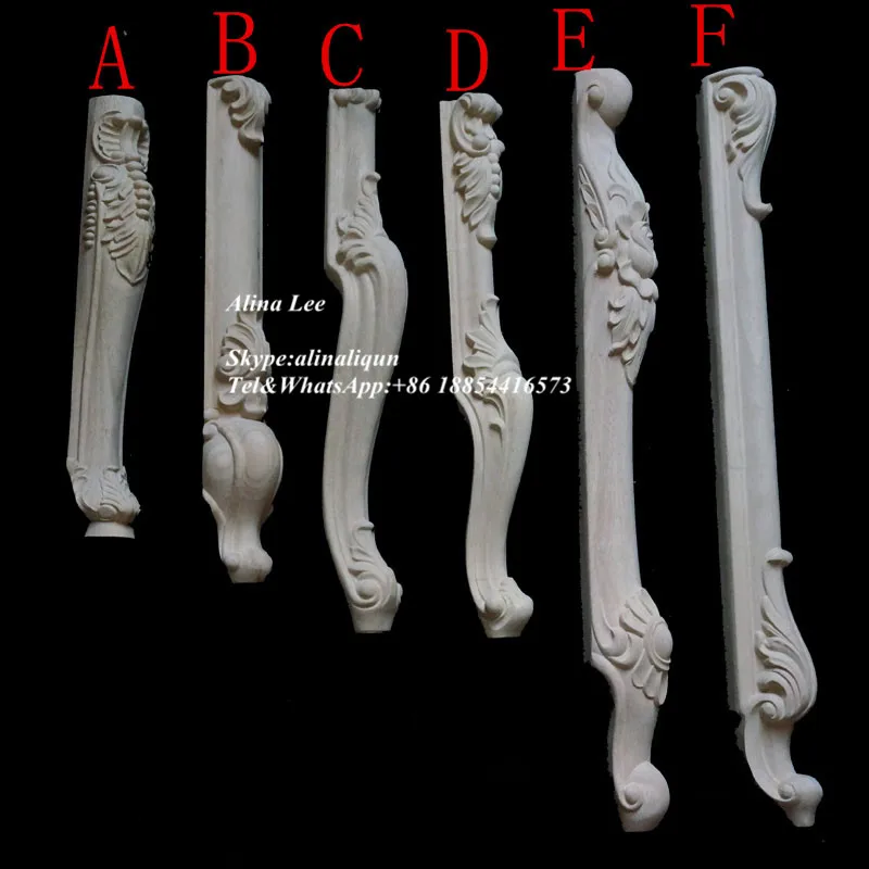 Wood carving crafts wooden legs antique chair legs
