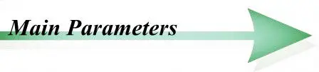 main parameters