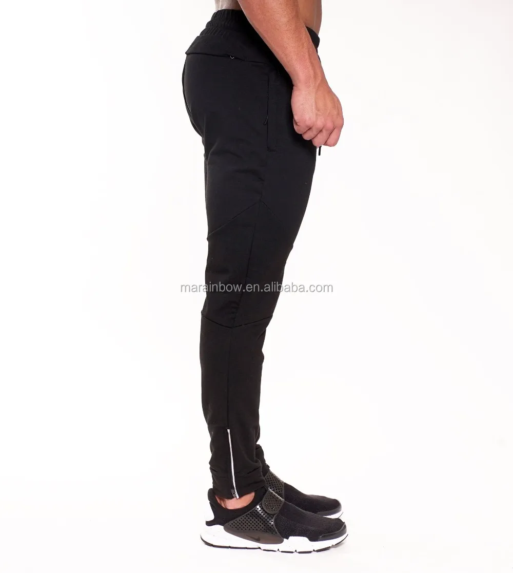 High Quality Paneled Joggers Fashion Design Tapered Jogger Pants Black ...