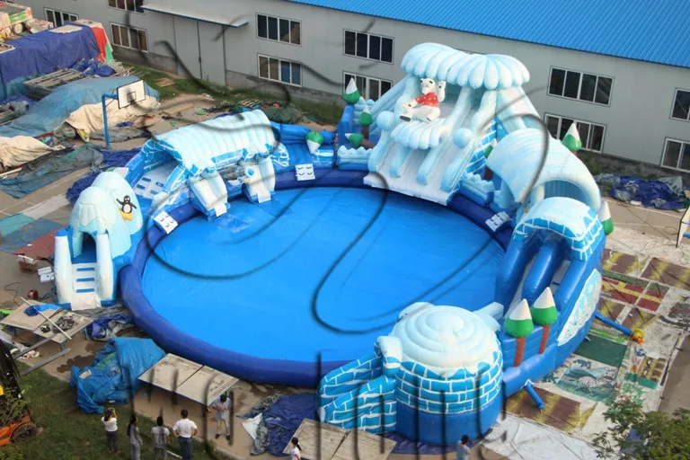 largest inflatable water park