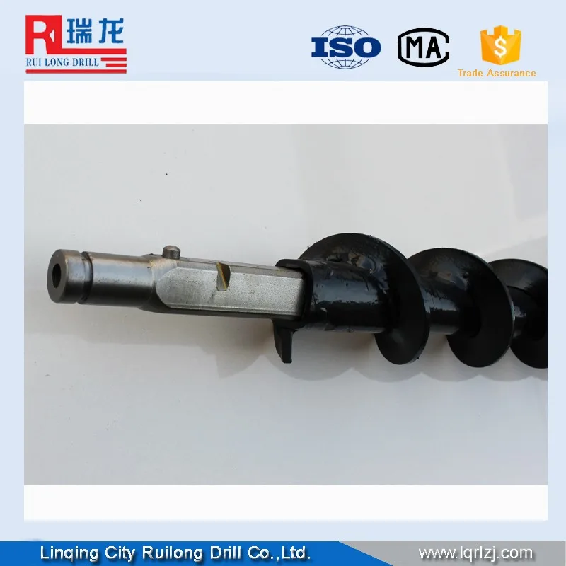 hollow stem auger rod, View flight auger rod, Ruilong Product Details