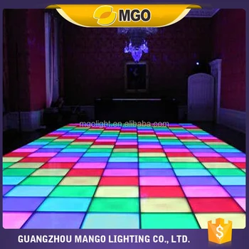 floor dance disco led light mat larger