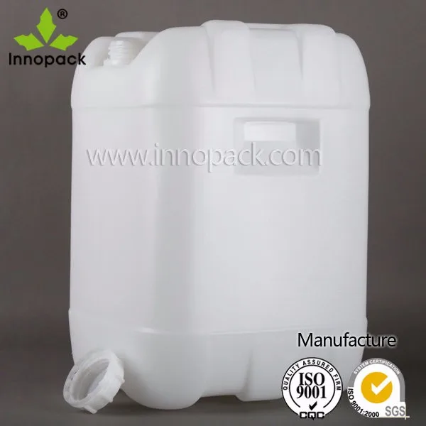 HDPE blue food grade 25 liter jerry can with spout lid for fuel, View ...