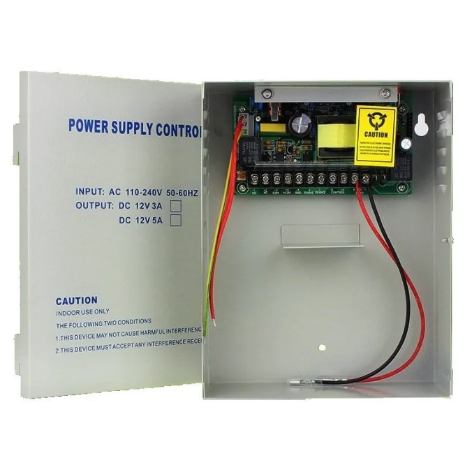 100240v Ac Ups Dc 12v 5a Power Supply With Backup Battery Interface