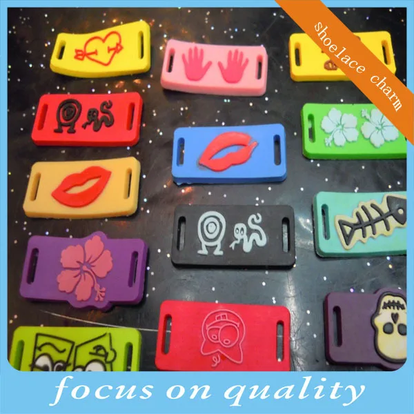 High Quality Shoelace Tag Custom Pvc Shoelace Charm,Vinyl 3d Shoe Charm