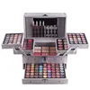 MISS ROSE Professional Face Eye Makeup Kits for Women Three Layers Eyeshadow Lipstick Powder Blush Cosmetics Set with Box