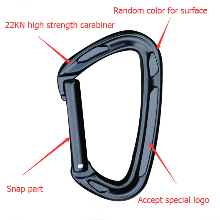 24kn Quickdraw Carabiner Ce With Straight Gate Buy Carabiner Ce