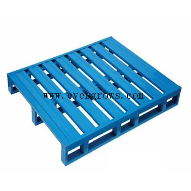 Factory Direct Warehouse Storage Heavy Duty Stacking Blue Steel Post Pallet Blue Pallets For