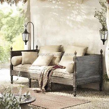 Deconstructed Old World Style Unadorned Daybed Of Vintage Savaged Solid Wood And Linen Bf11 07263c View Bisini Product Details From Deconstructed Old World Style Unadorned Daybed Of Vintage Savaged Solid Wood And Linen Bf11 07263c View Bisini Product Details From