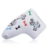 Custom 3D Embroidery PU leather Putter Cover Soft Golf Driver Headcover