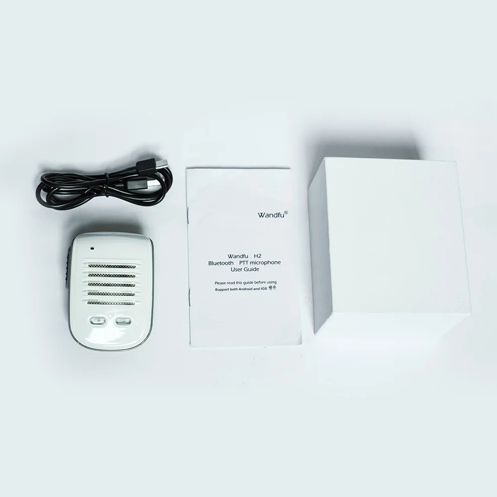 Hands Free Phone Calls Wireless Bluetooth PTT Speaker Microphone With PTT Button For Police Application - ANKUX.COM