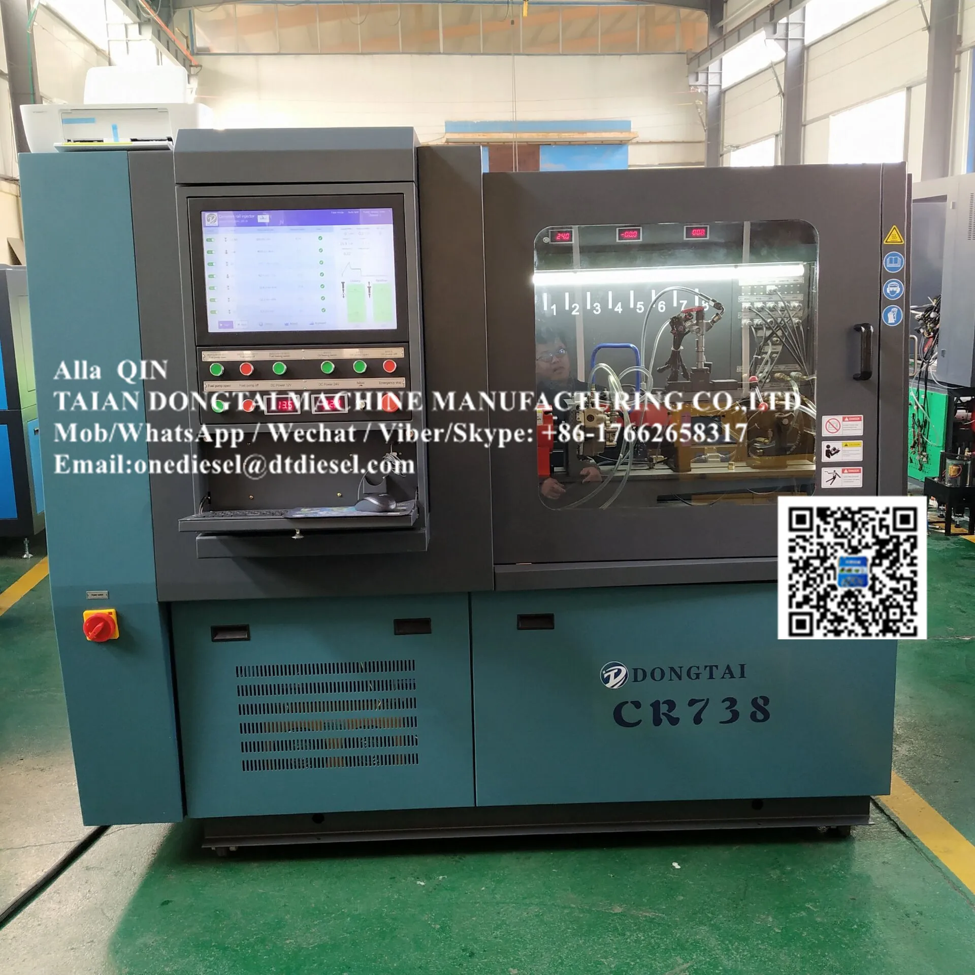 Cr738 Test Bench For Denso Hp3 Pump Testing Bosch Cp3 Pump Testing