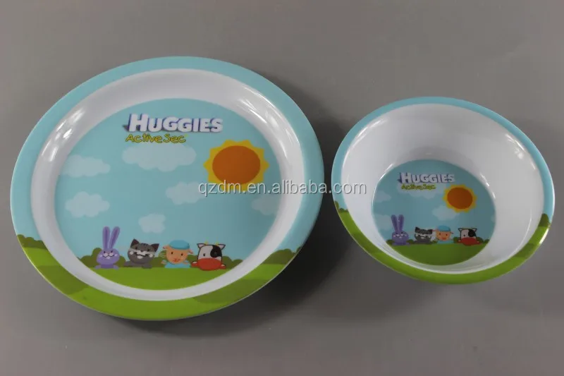 2pcs Melamine Kid's Dinner set