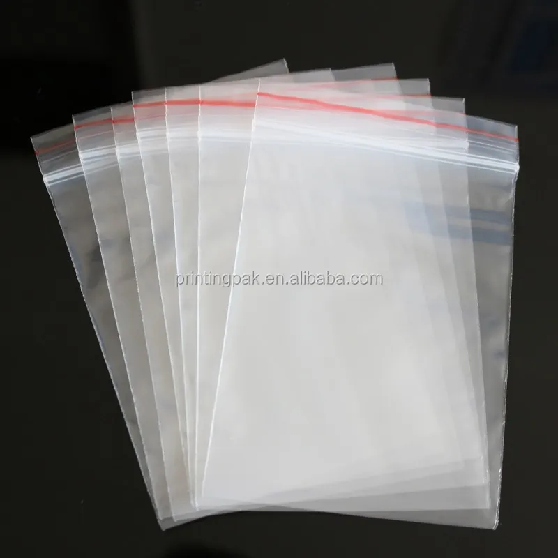 clear zip lock plastic bags