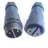 Nylon material 2 pin male and female waterproof wire connector