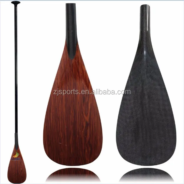 Cherry Wood Veneer Carbon SUP Paddle-1.jpg
