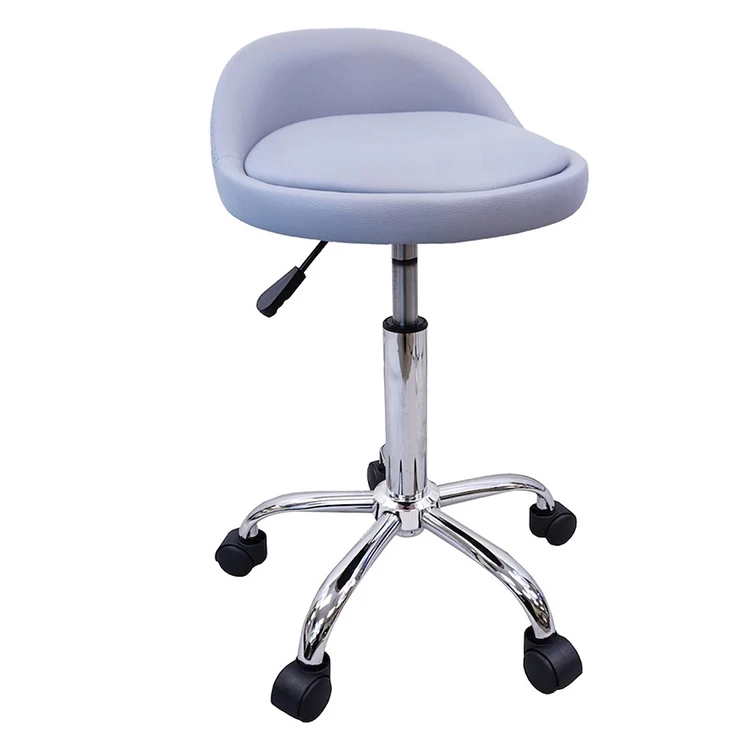 salon stool with backrest