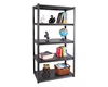 Heavy duty storage racks open storage shelves black metal storage shelves