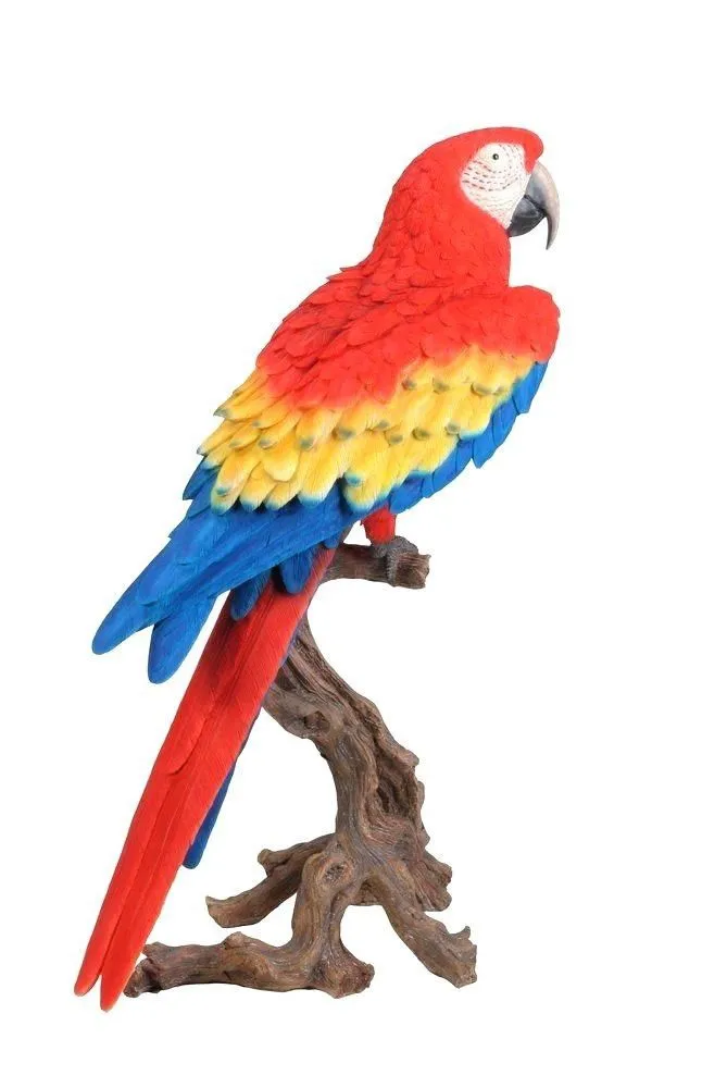 resin parrot figurines