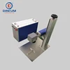 Galvo head laser fiber 20w laser marking machine on table for Cigar Zippo Lighter