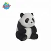 factory custom logo lovely sitting panda plush toy