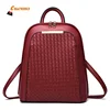 Soft portable handle wholesale backpacks china vintage leather student backpack