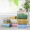 Factory high quality bamboo Three-piece towel set bath towels