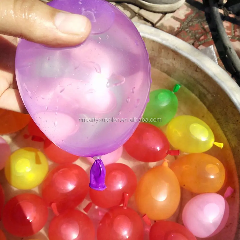 水風船を満たす面白い夏の屋外おもちゃ風船束水風船爆弾ノベルティギャグおもちゃ子供のための Buy 水風船 Product On Alibaba Com
