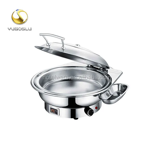 Factory Supply Hotel Restaurant Buffet Equipment Round Shape Electric
