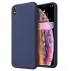 Non-Slip Liquid Silicone Gel Rubber Case with Soft Microfiber Lining & PC Shell Shockproof Full-Body Protective case for iPhone