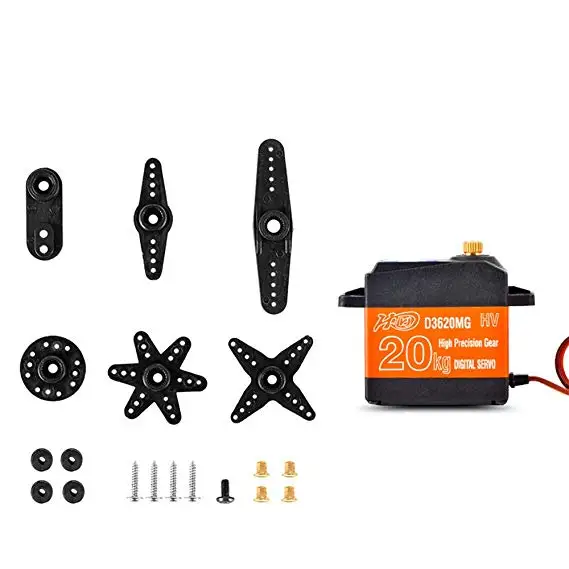 Jrelecs D3620 20kg Full Metal Gear High Torque Waterproof Digital Servo
