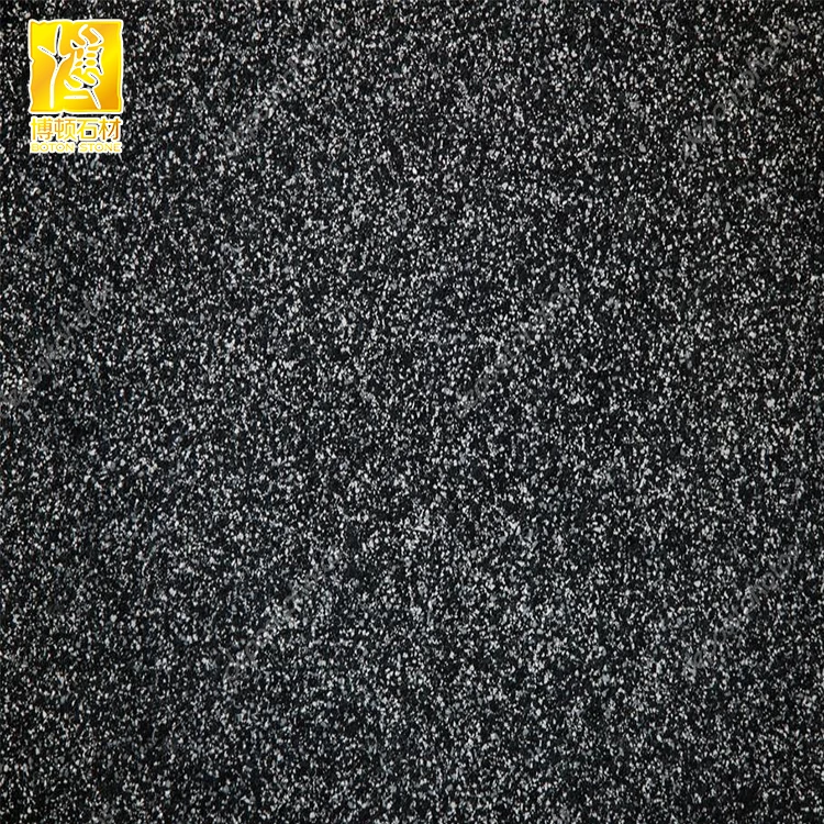 black terrazzo tiles texture
