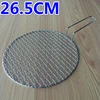 Camping and picnic use portable cooking bbq grill mesh mat with handle