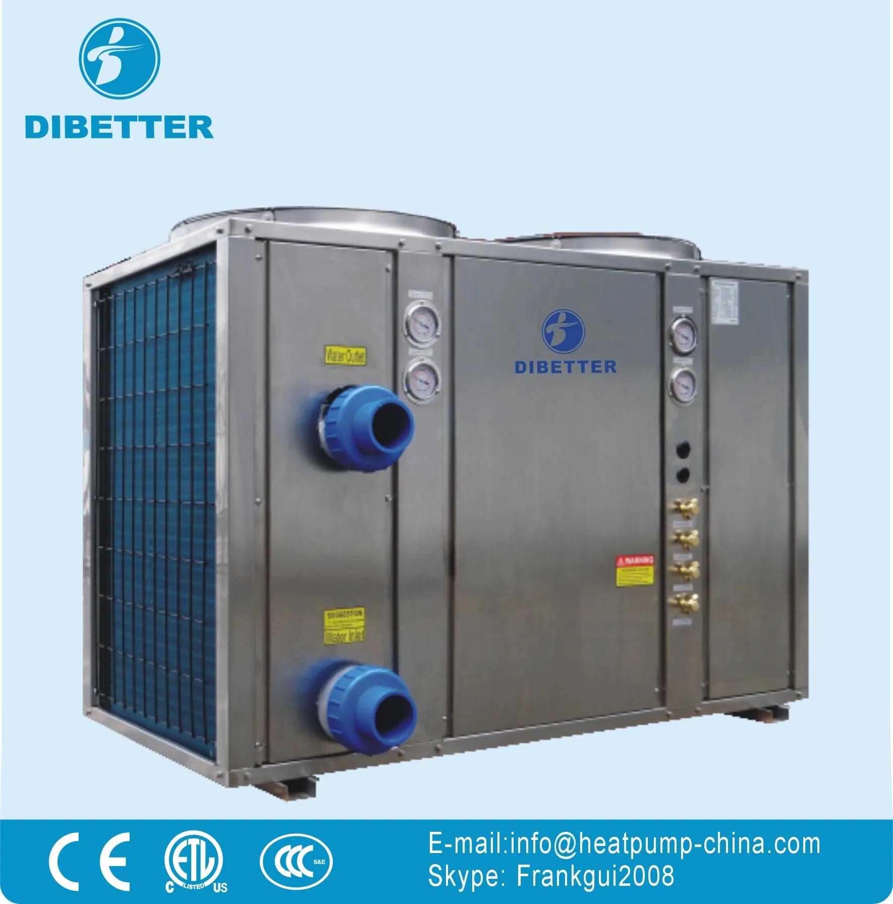 Water Heater, 70kw, EVI, Stainless, Steel - detail 4