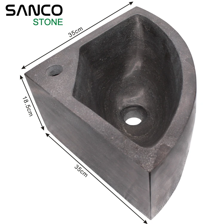 
Blue limestone washing basin countertop sinks stone 