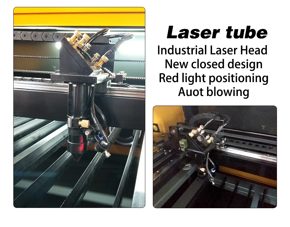 1080 Co2 laser engraving machine with ruida 6442s controller 57 stepper motor clothing laser engraving machine