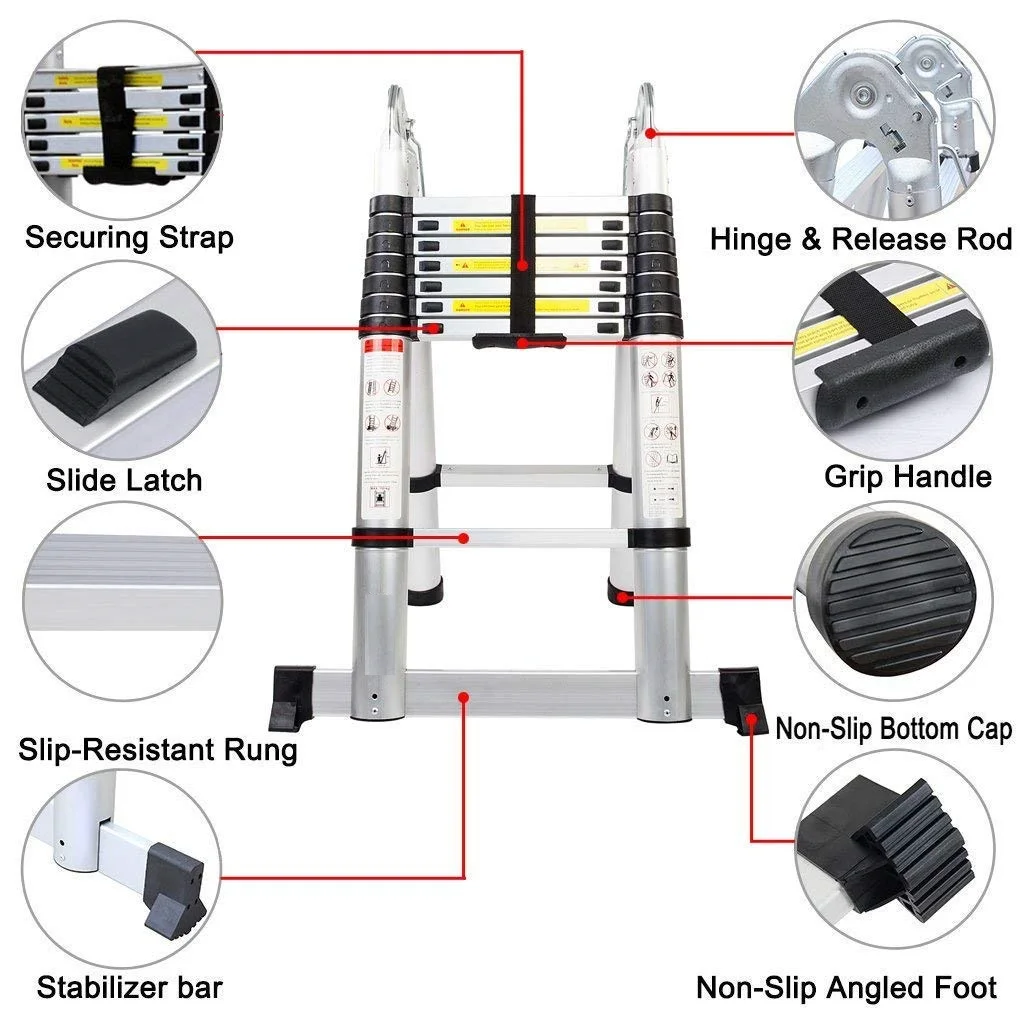 Automatic Electric Telescopic Loft Ladder 5 Meter Buy Aluminium En131
