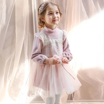 De Princesa Para 2016 Niña Dulce Vestido Nueva Bebé Niños Encaje WZnfRA