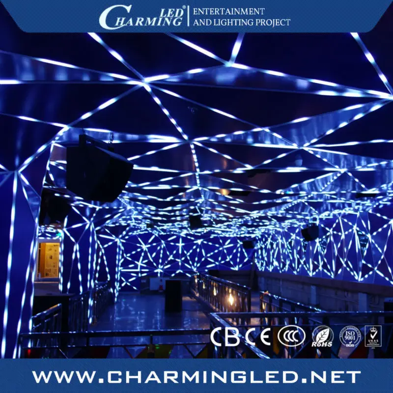 ديكور داخلي led الرقمية المسلسل ديسكو أضواء الشريط جامدةLED Stage