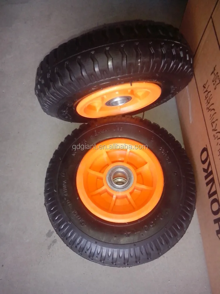 8X2.50-4 lug pattern pneumatic wheel