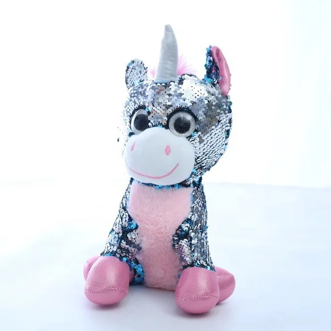 reversible sequin plush