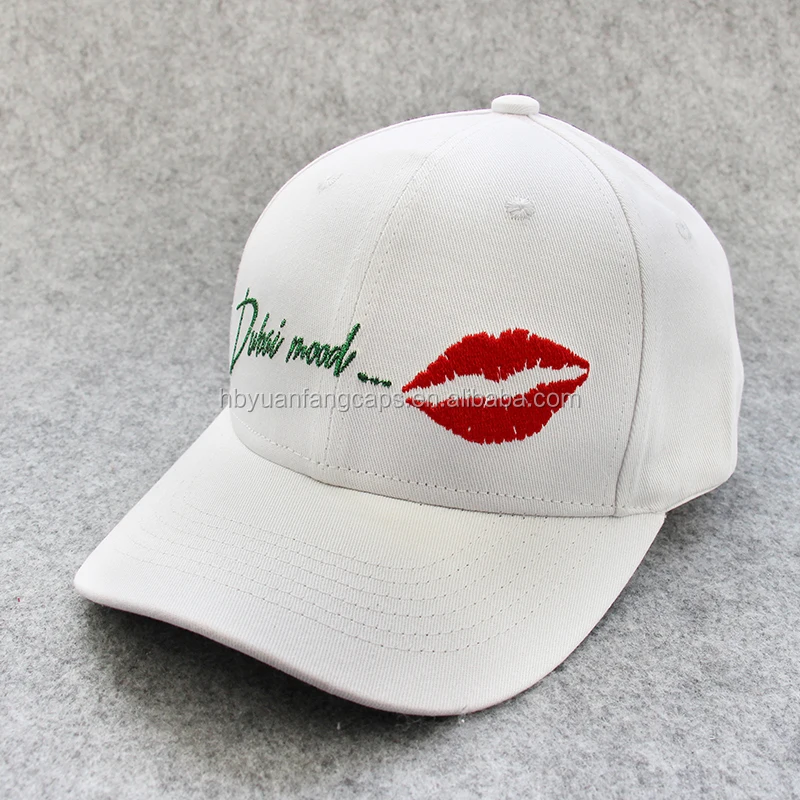 white cotton baseball caps