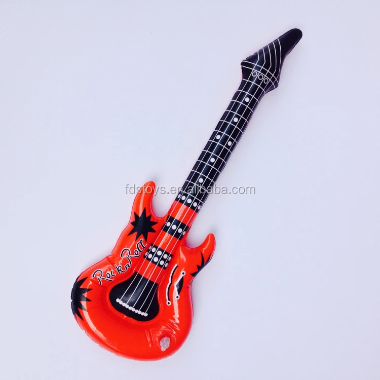 Plastic Inflatable Rock Star Electric Guitars - Buy Inflatable Guitar ...