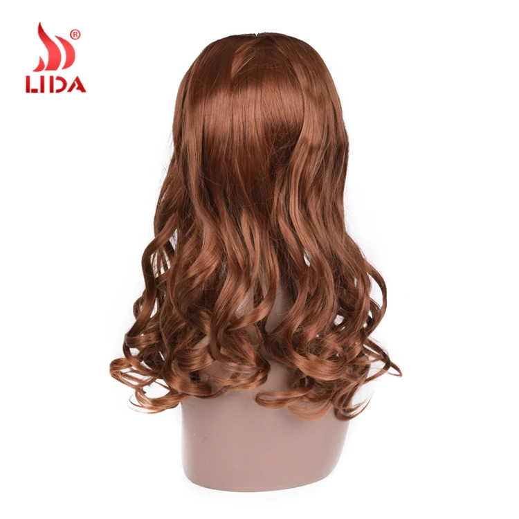 Lida 8pcs Set Curly Blonde Clip In Hair Extensions Hairpieces