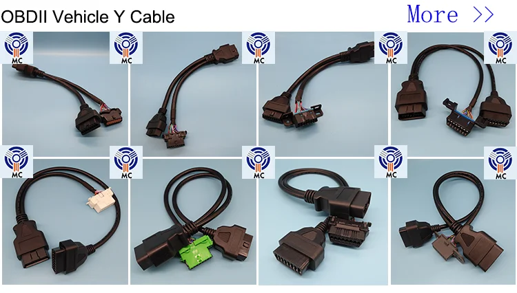 product 14 pin rp1226 male obd2 diagnostic cable pvc insulated heavy duty wiring harness for vehicles machines electronic applications-6