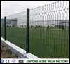 Anping curved wire railway fence manufacturer/Peach shape post pvc coated steel welded fence