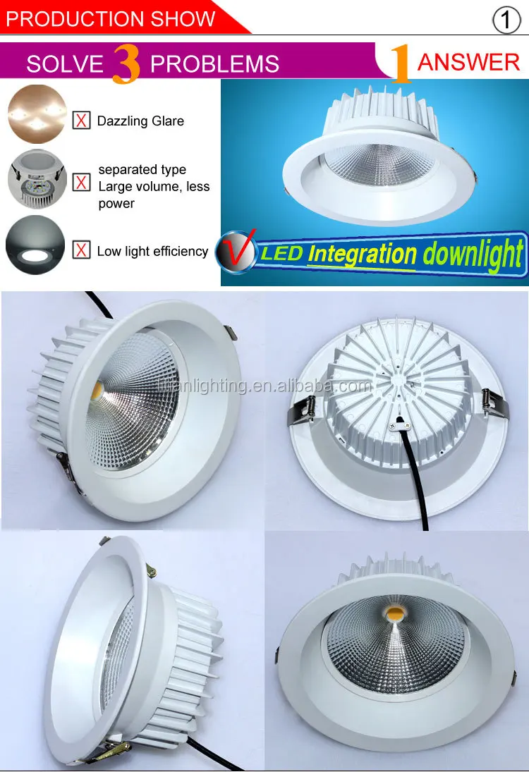 Adjustable beam angle 20w cob led drop down light fixture of LiTian Ungroup from China