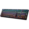 New Stock Mechanical backlight rainbow 108keys Retro keys USB metal gaming keyboard