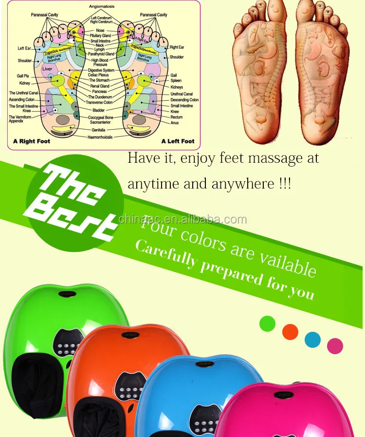 Newest Apple Shape Airbag Foot Massage Elective Foot Massage Equipment